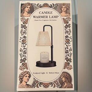 Warmer Lamp - Black and Cream
